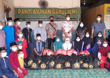 Dit Reskrimum Polda Riau hadir ditengah-tengah masyarakat dengan Program Jumat Barokah