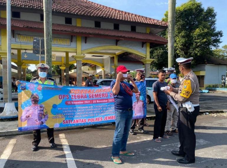 Operasi Zebra 2021, Polisi Sasar Warga Tak Pakai Masker