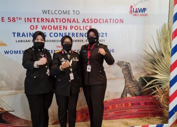 Polwan Polda Bengkulu Ikuti The 58th IAWP Training Conference