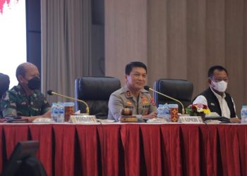 Jelang Nataru, Kapolda Bersama Forkopimda Jawa Timur Gelar Rapat Koordinasi Operasi Lilin Semeru 2021